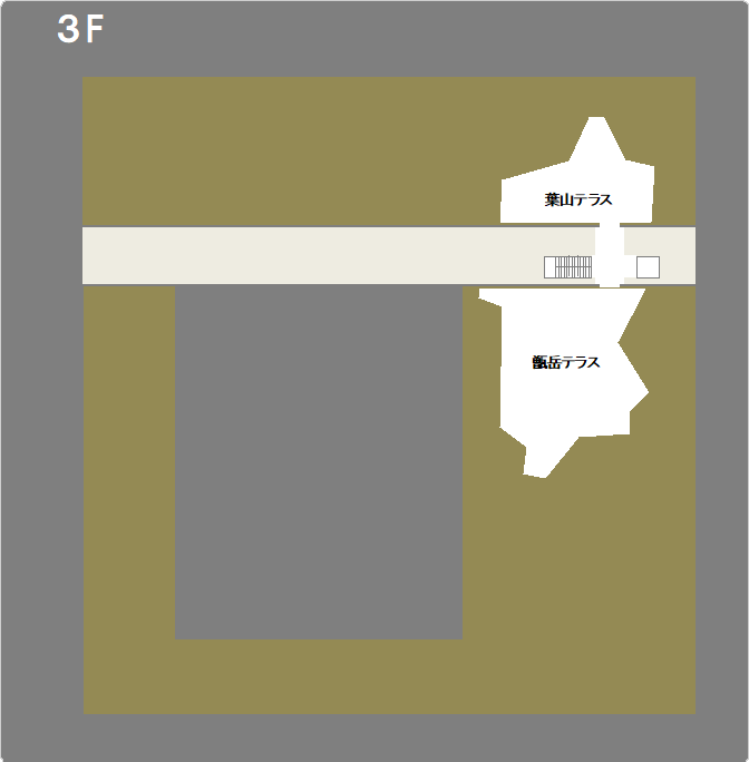 3階平面図のイラスト